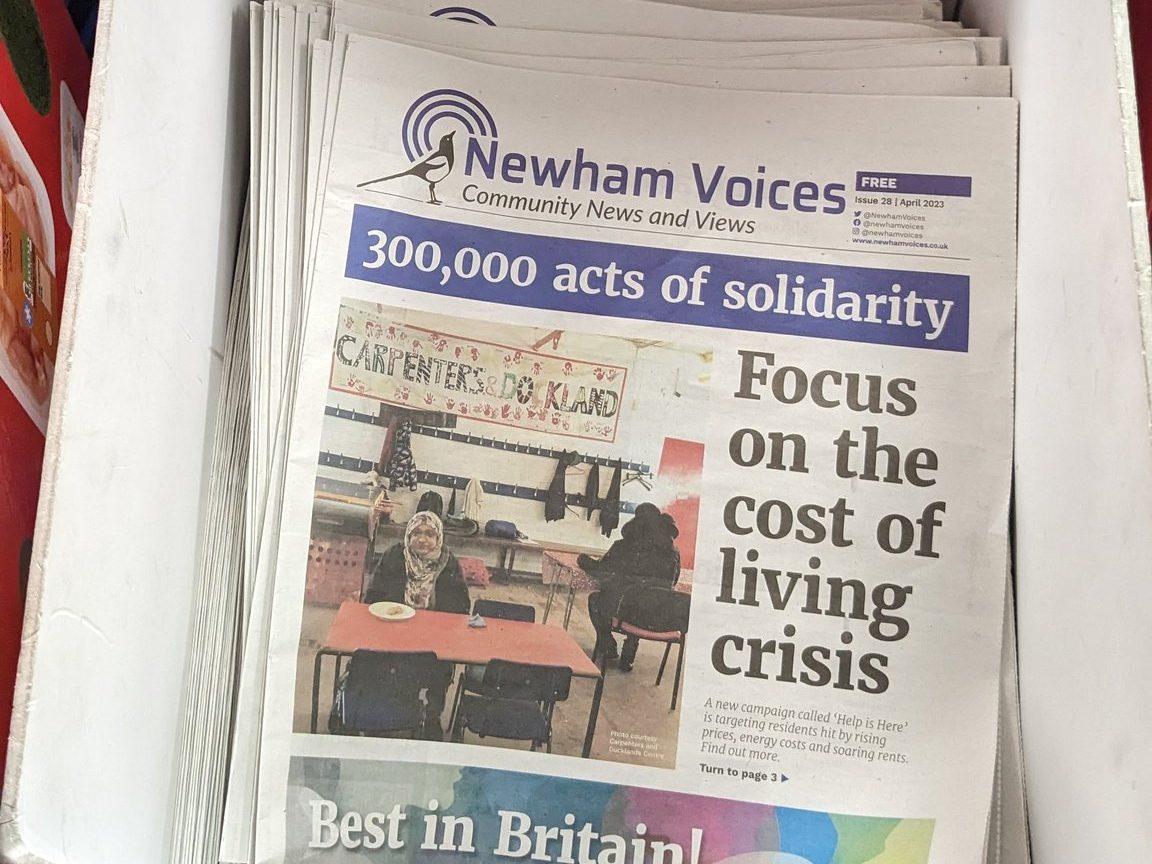 Newham Voices on display