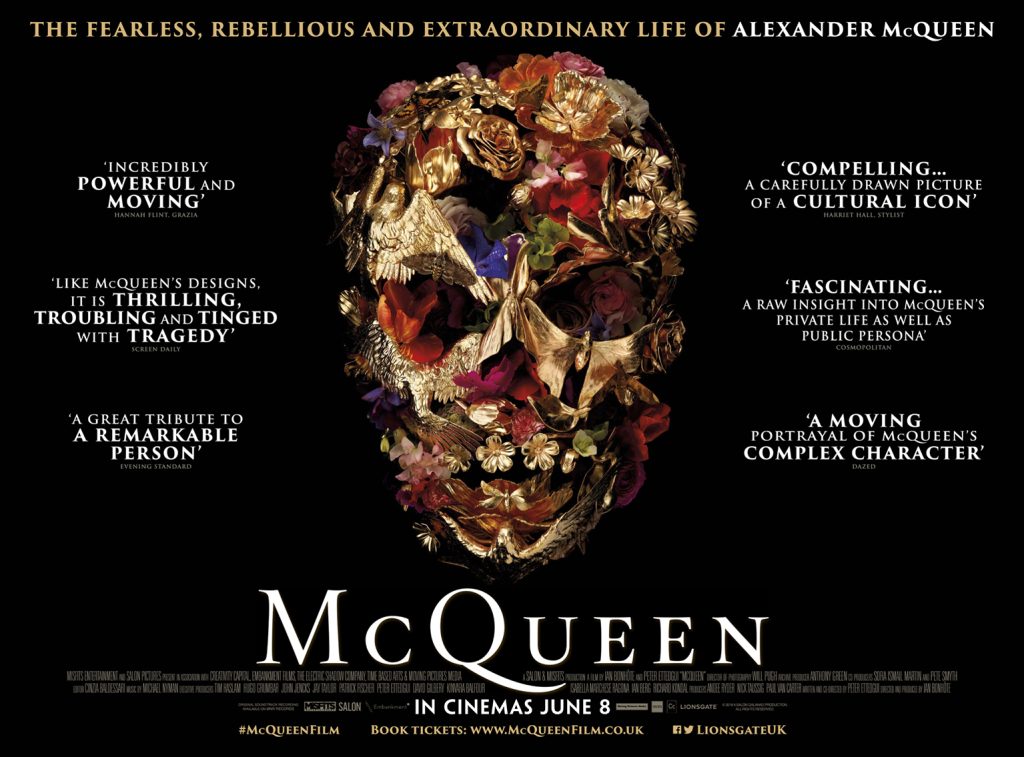 A poster for the film McQueen