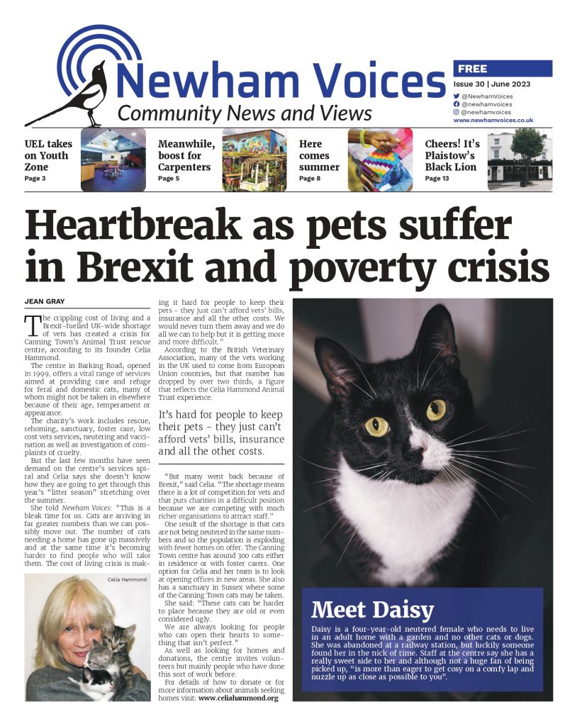 The cover of Newham Voices issue 30