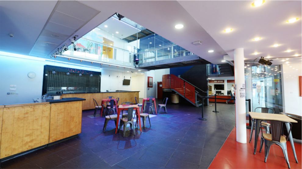 The interior of Stratford Youth Zone