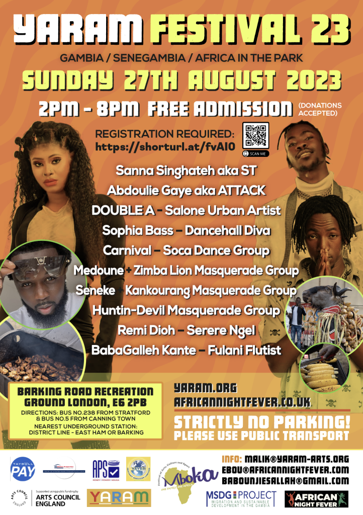 Flyer for the event, with a link to the eventbrite for purchasing tickets