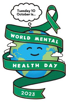 A logo publicising world mental health day