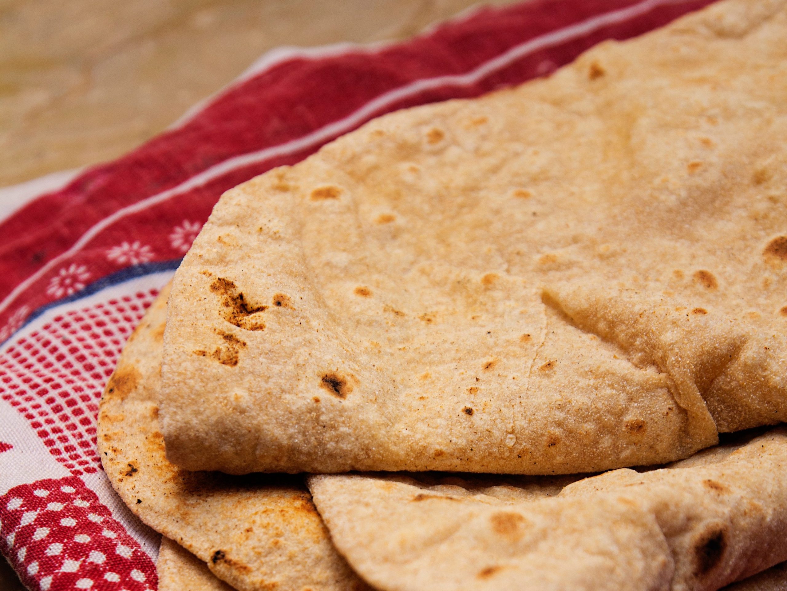 Roti on a plate