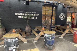 The exterior of a pub