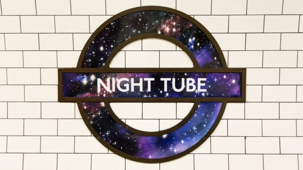 A night tube roundel