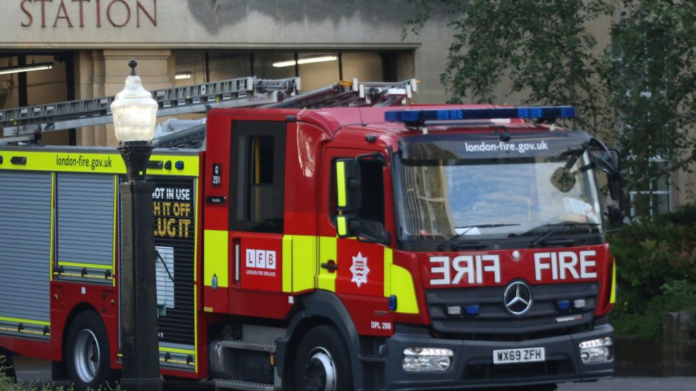 A fire engine