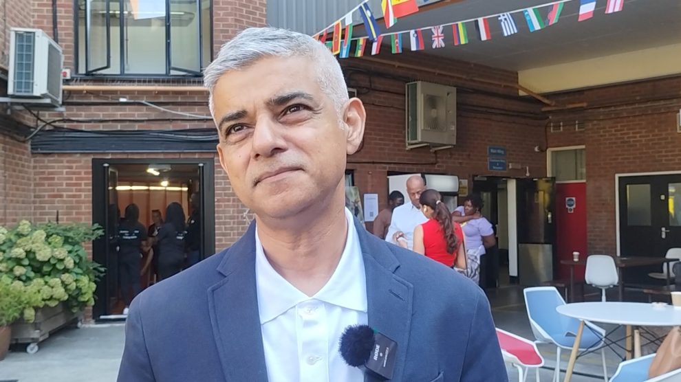 The Mayor of London, Sadiq Khan