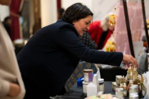 A women in Black Pound Market event