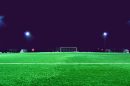 a floodlit football pitch