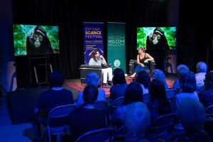 people discuss in British Science Festival