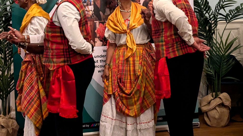 Quadrille dancers in the image