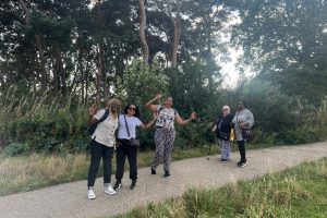 Deafroots association member running