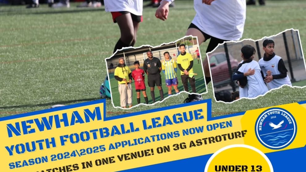 Application for Newham Youth Football League