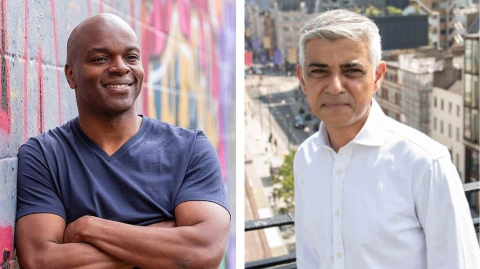 Shaun Bailey (left, credit Wikimedia Commons) and Sadiq Khan (right, credit GLA)