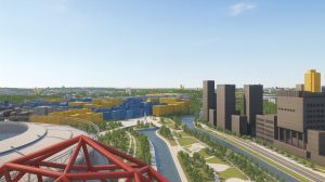 The view from the proposed zipwire (credit Atelier Ellis Architects)