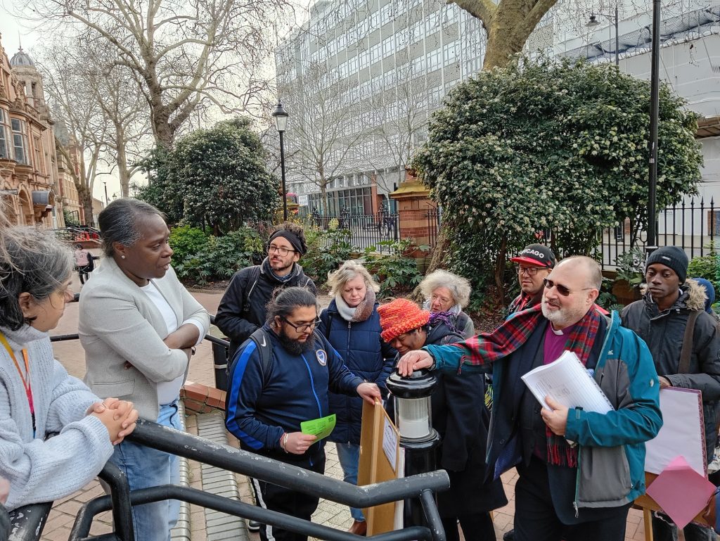 Save Newham Libraries petition hand-in (credit Nick Clark/LDRS)