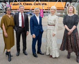 Sadiq Khan and Justine Simons at the V&A East Museum (credit GLA-Caroline Teo)