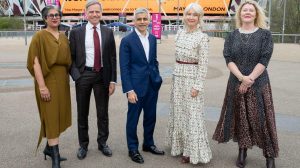 Sadiq Khan and Justine Simons at the V&A East Museum (credit GLA-Caroline Teo)