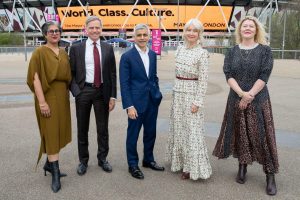 Sadiq Khan and Justine Simons at the V&A East Museum (credit GLA-Caroline Teo)
