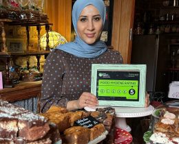 Fatima 'The Bakeress' at her home