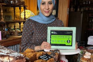 Fatima 'The Bakeress' at her home