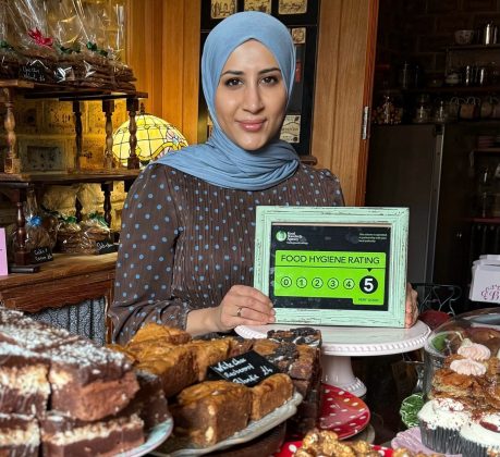 Fatima 'The Bakeress' at her home