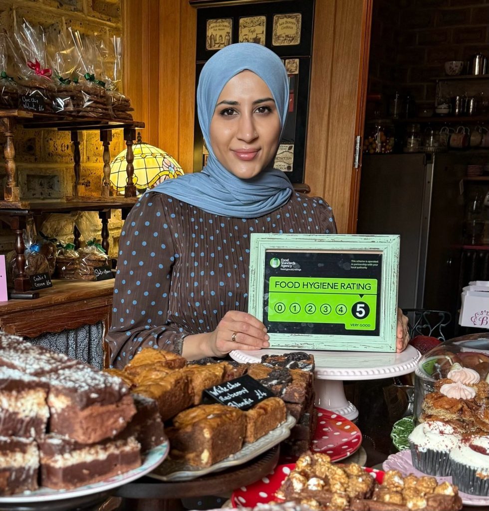 Fatima 'The Bakeress' at her home