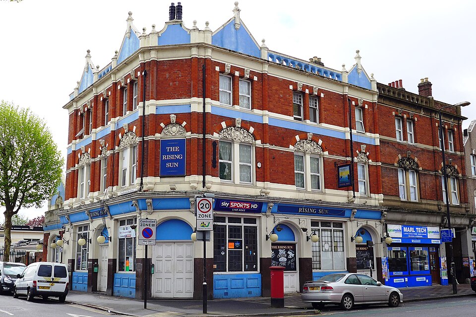 The Rising Sun pub in Forest Gate