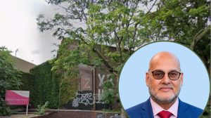 Balaam Leisure Centre and (inset) councillor Zulfiqar Ali