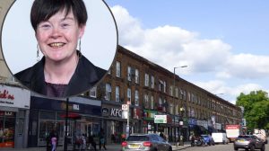 Barking Road and (inset) Susan Masters