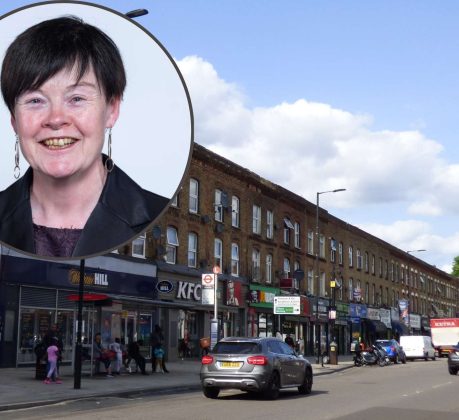 Barking Road and (inset) Susan Masters
