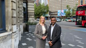 Maria Christofi and Forhad Hussain (credit Newham Council)