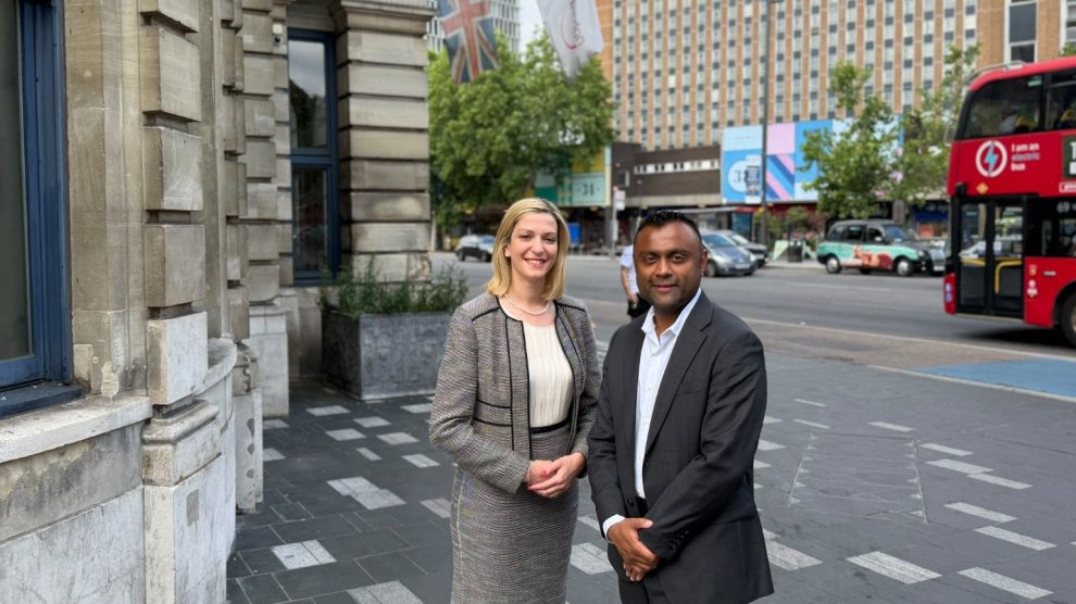 Maria Christofi and Forhad Hussain (credit Newham Council)