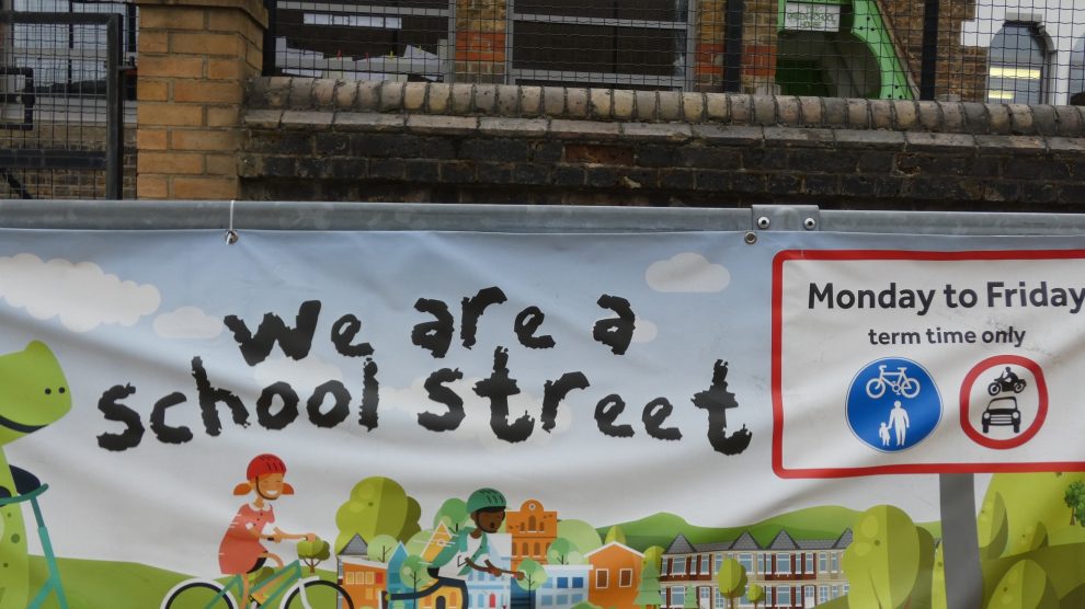School streets restrict traffic around schools during arrival and pick-up times