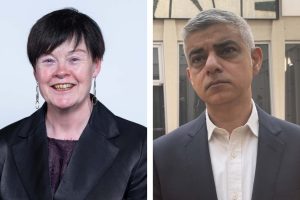 Susan Masters (left) and Sadiq Khan (right)