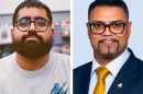 Newham Green group leader Arshan Baskaran (left and (right) Newham Independents group leader Mehmood Mirza