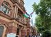 The Palestinian flag outside Newham Town Hall (credit Nick Clark/LDRS)